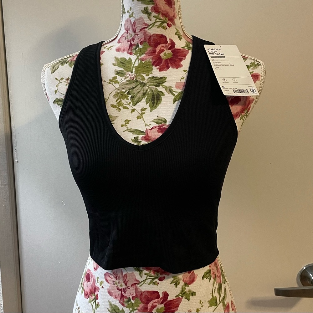 Athleta Aurora Rib Crop Tank
